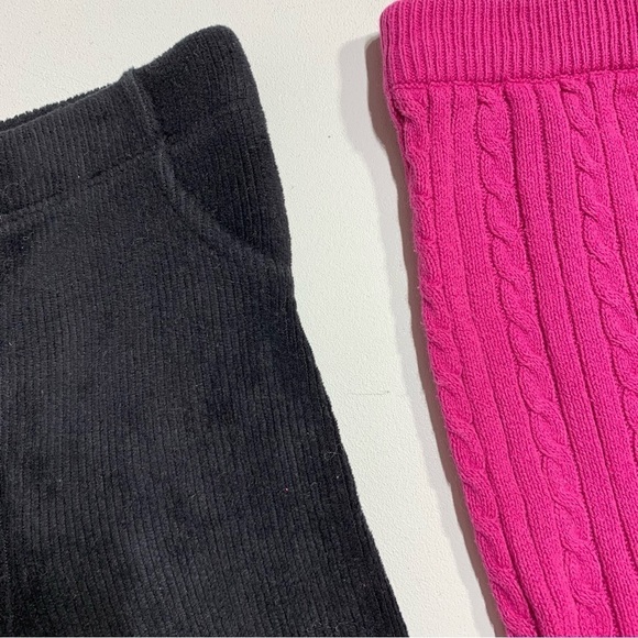 BABY girls 6-12M corduroy and knit leggings - Picture 3 of 4